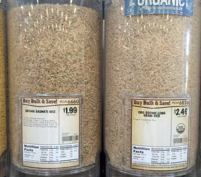 Rice – Brown Basmati and Long Grain