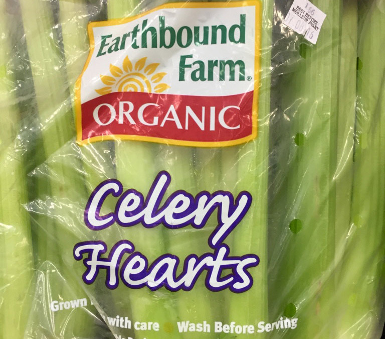 Celery (organic when possible)