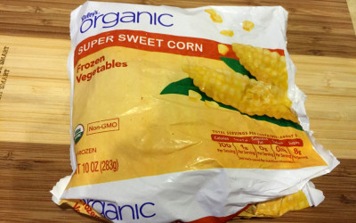 Corn – frozen – (organic whenever possible)