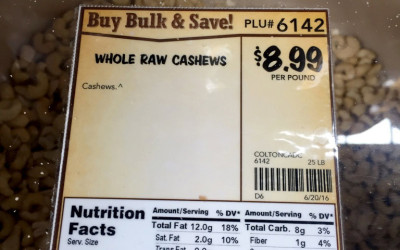 Cashews – raw