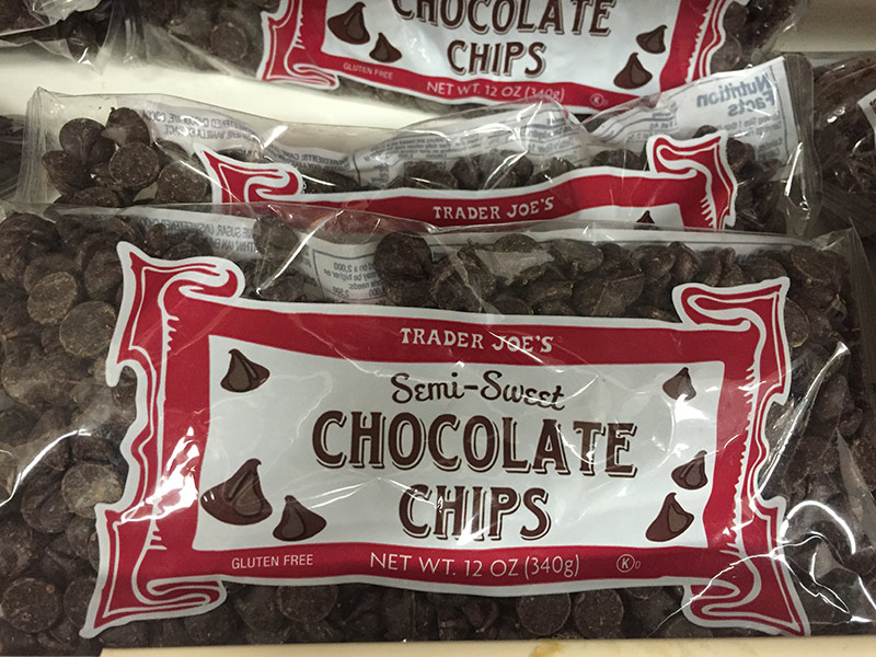 Chocolate chips -TJ