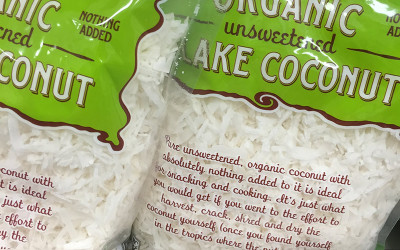 Coconut flakes – unsweetened – TJ